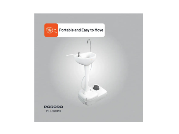 Porodo Lifestyle Portable Handwash Station - White | On-the-Go Hygiene Porodo Lifestyle Portable Handwash Station - White | On-the-Go Hygiene